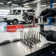 Набор клапанов ЗМЗ 406 (16 шт.): характеристики и применяемость