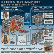 ЗМЗ 402: Как спасти ГБЦ от постоянного ремонта выпускного тракта