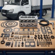 Установка ГБЦ 406 на Газель: список необходимых запчастей и прокладок