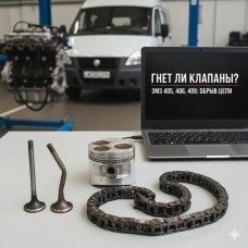 «Гнет ли клапаны при обрыве цепи на ЗМЗ 405/406/409: подробный разбор»