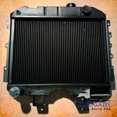 Медный 3-х рядный радиатор УАЗ