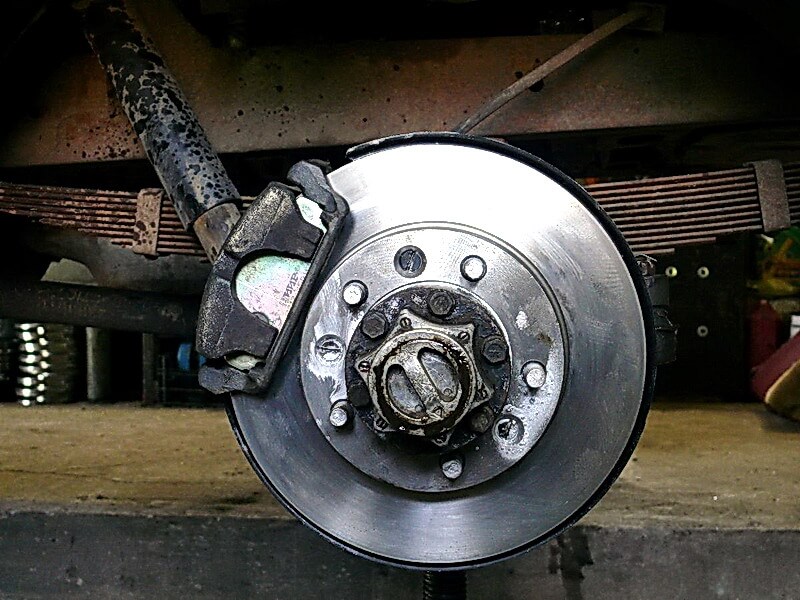 замена передних тормозных дисков газель